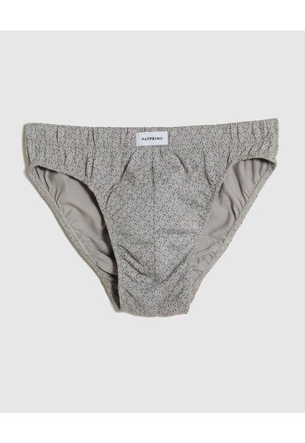Boxer Corto Estampado  X1 Para Hombre Gris Patprimo