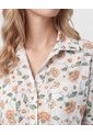 Camisa De Manga Corta Con Bolsillos   Para Mujer Blanco Patprimo de Patprimo