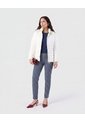 Chaqueta Acolchada Con Capota   Para Mujer Blanco Patprimo de Patprimo