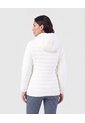 Chaqueta Acolchada Con Capota   Para Mujer Blanco Patprimo de Patprimo
