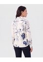 Camisa Manga Larga Cuello Solapa   Para Mujer Crema Patprimo de Patprimo
