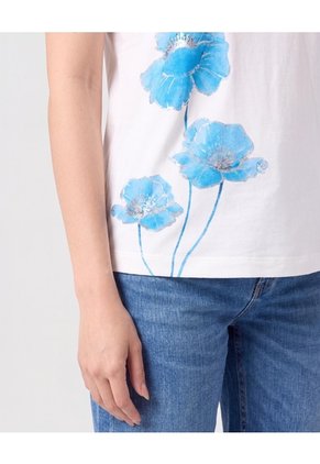 Chaqueta Texturizada Con Botones   Para Mujer Crema Patprimo