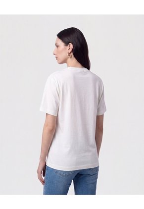Chaqueta Texturizada Con Botones   Para Mujer Crema Patprimo