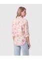 Camisa De Mangas Recogibles   Para Mujer Rosa Patprimo de Patprimo