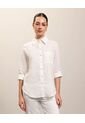 Camisa Para Mujer Manga Larga Color Blanco Marca Patprimo #30010697 de Patprimo