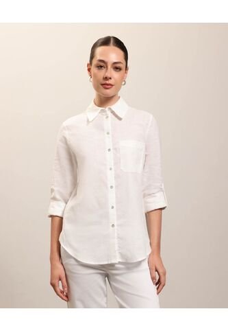 Camisa Para Mujer Manga Larga Color Blanco Marca Patprimo #30010697 Patprimo