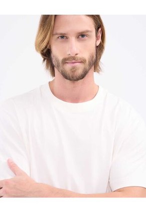 Camiseta Regular   Para Hombre Beige Patprimo