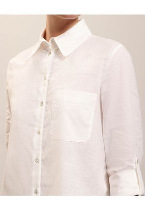 Camisa Para Mujer Manga Larga Color Blanco Marca Patprimo #30010697