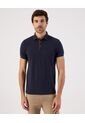 Polo Slim Fit Con Detalles En Contraste  Para Hombre Azul Patprimo de Patprimo