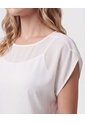 Blusa Manga Capa Corta   Para Mujer Blanco Patprimo de Patprimo