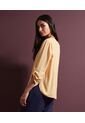 Blusa Para Mujer Manga 3/4 Color Beige Marca Patprimo #30122896 de Patprimo