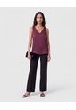 Blusa Esqueleto Unicolor   Para Mujer Vino Patprimo de Patprimo