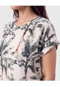 Blusa Manga Dobladillada   Para Mujer Verde Patprimo de Patprimo