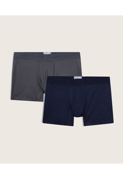 Boxer X2 Para Hombre Fleat Seamer Medio Color Surtido Marca Patprimo #44410002