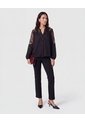 Blusa Con Mangas De Encaje   Para Mujer Negro Patprimo de Patprimo