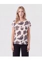 Blusa Ligera Con Manga Caída   Para Mujer Café Patprimo de Patprimo