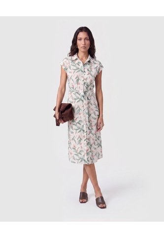 Vestido Camisero Ajustable   Para Mujer Verde Patprimo Patprimo