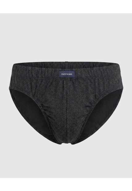 Boxer Corto Estampado  X1 Para Hombre Negro Patprimo