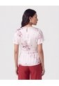 Blusa Con Cintura Elástica   Para Mujer Crema Patprimo de Patprimo