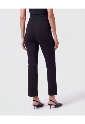 Leggings De Tiro Alto Con Costuras Para Mujer Negro Patprimo