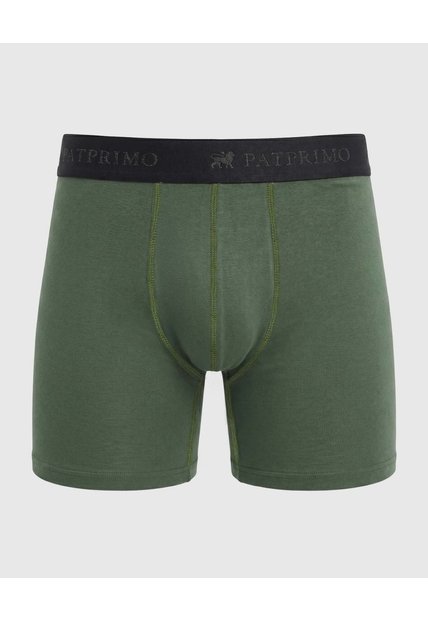 Boxer Medio Con Pretina Elástica  X1 Para Hombre Verde Patprimo