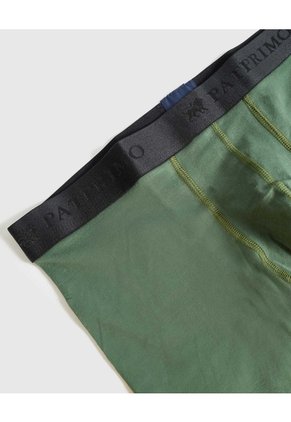 Boxer Medio Con Pretina Elástica  X1 Para Hombre Verde Patprimo