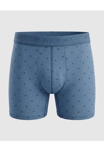 Boxer Medio Con Pretina Elástica  X1 Para Hombre Azul Patprimo