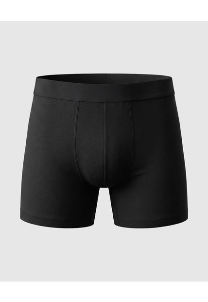 Boxer Medio Microperforado  X1 Para Hombre Negro Patprimo