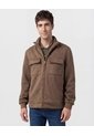 Chaqueta Con Bolsillos De Tapa   Para Hombre Café Patprimo de Patprimo