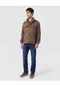 Chaqueta Con Bolsillos De Tapa   Para Hombre Café Patprimo de Patprimo