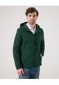 Chaqueta Unicolor Con Bolsillo En Frente   Para Hombre Verde Patprimo de Patprimo
