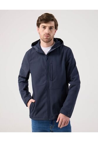 Chaqueta Unicolor Con Bolsillo En Frente   Para Hombre Azul Patprimo Patprimo