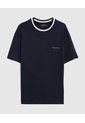 Camiseta  Para Hombre Manga Corta Cuello Redondo Color Azul Marca Patprimo #44098362 de Patprimo