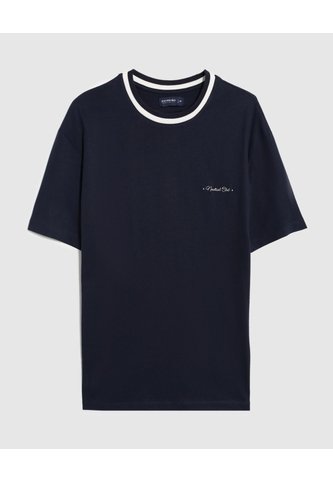 Camiseta  Para Hombre Manga Corta Cuello Redondo Color Azul Marca Patprimo #44098362 Patprimo