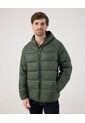 Chaqueta Acolchada Unicolor   Para Hombre Verde Patprimo de Patprimo