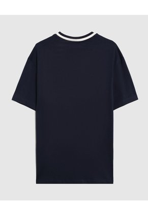 Camiseta  Para Hombre Manga Corta Cuello Redondo Color Azul Marca Patprimo #44098362