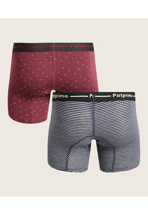 Boxer X2 Para Hombre Fleat Seamer Medio Color Surtido Marca Patprimo #44410004