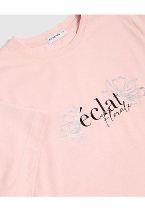 Camiseta  Para Mujer Manga Corta Cuello Redondo Color Rosa Marca Patprimo #30093861