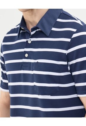 Polo Para Hombre Cuello Maquina Con Bolsillo Color Azul Oscuro Marca Patprimo #44112697