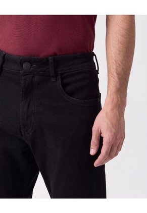 Jean De Silueta Slim Ajustada Para Hombre Negro Patprimo