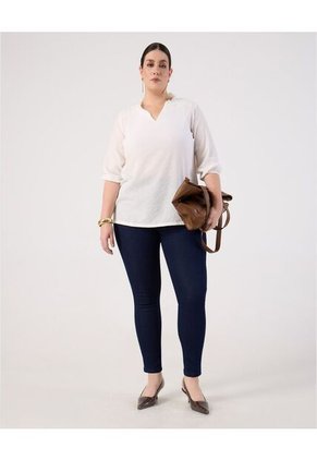 Blusa Para Mujer Manga 3/4 Color Blanco Marca Patprimo #14121405