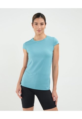 Camiseta Deportiva Manga Casco  Para Mujer Agua Patprimo Patprimo