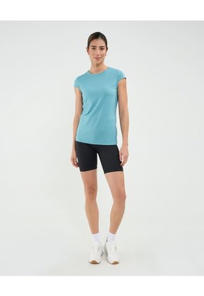 Camiseta Deportiva Manga Casco  Para Mujer Agua Patprimo