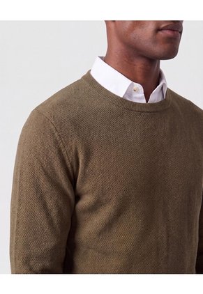 Buzo De Tejido Texturizado   Para Hombre Verde Patprimo