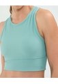 Top Deportivo Acanalado  Para Mujer Agua Patprimo de Patprimo