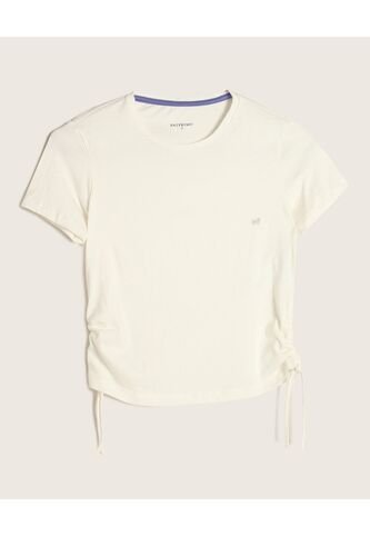 Camiseta Para Niña Manga Corta Color Blanco Marca Patprimo #86090333 Patprimo