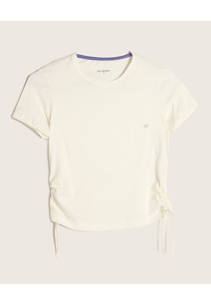 Camiseta Para Niña Manga Corta Color Blanco Marca Patprimo #86090333