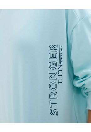 Buzo Para Mujer Cuello Redondo Color Azul Claro Marca Patprimo #30060064