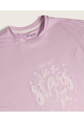 Camiseta Para Niña Manga Corta Color Rosa Marca Patprimo #86090332