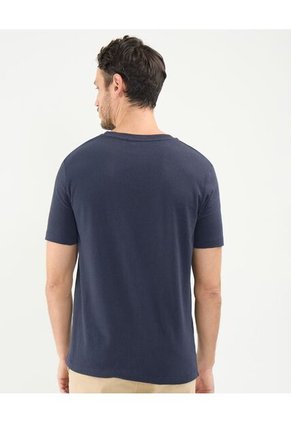 Camiseta Para Hombre Manga Corta Color Azul Oscuro Marca Patprimo #44090917